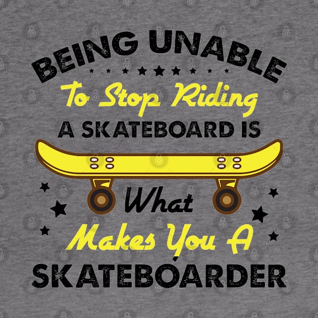 Skateboard Quote - Skate by CRE4TIX